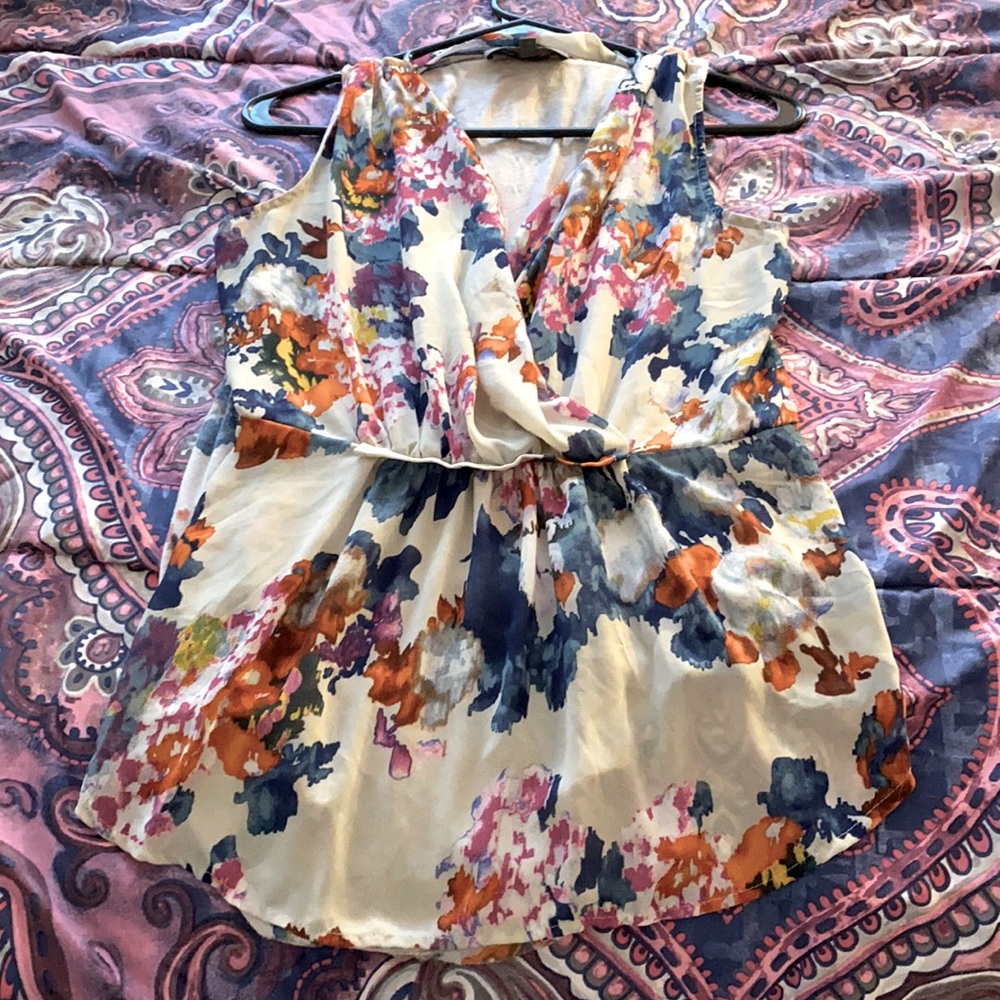 Anthropologie sleeveless top